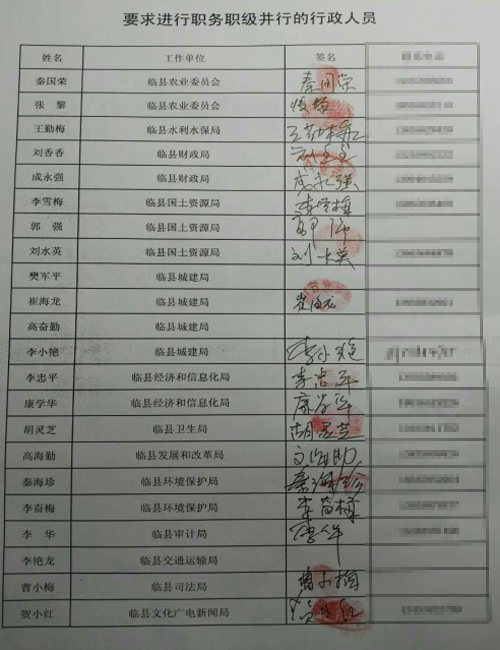山西吕梁部分公务员过渡权益起争议0 山西吕梁部分公务员过渡权益起争议0